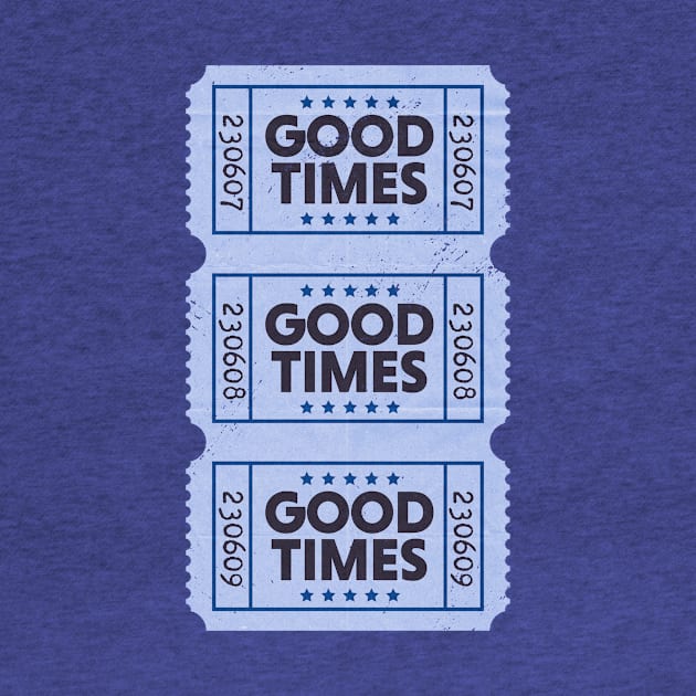 Vintage Good Times Tickets // Celebrate the Good Times by Now Boarding